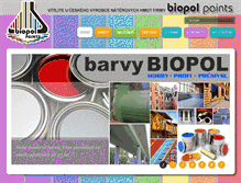 Tablet Screenshot of biopol.cz